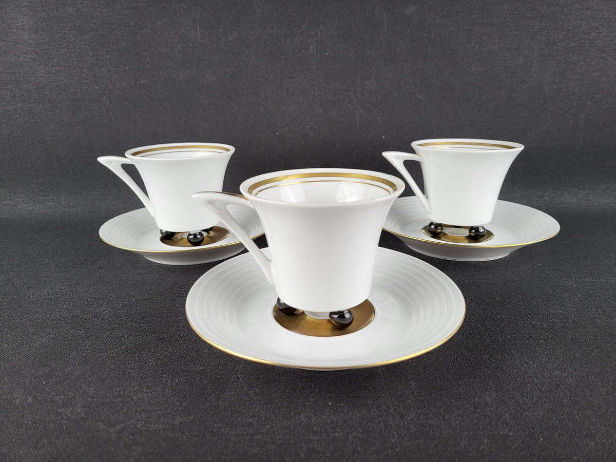 Vintage THUN STUDIO Obelisk Porcelain Coffee Tea Espresso Service Czech Republic 1990s — photo 13