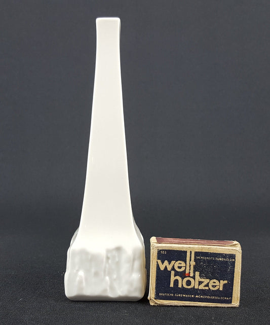 Vintage small SGRAFO Porcelain Modern Vase 1867-17 by Peter Müller West German Pottery 1950s