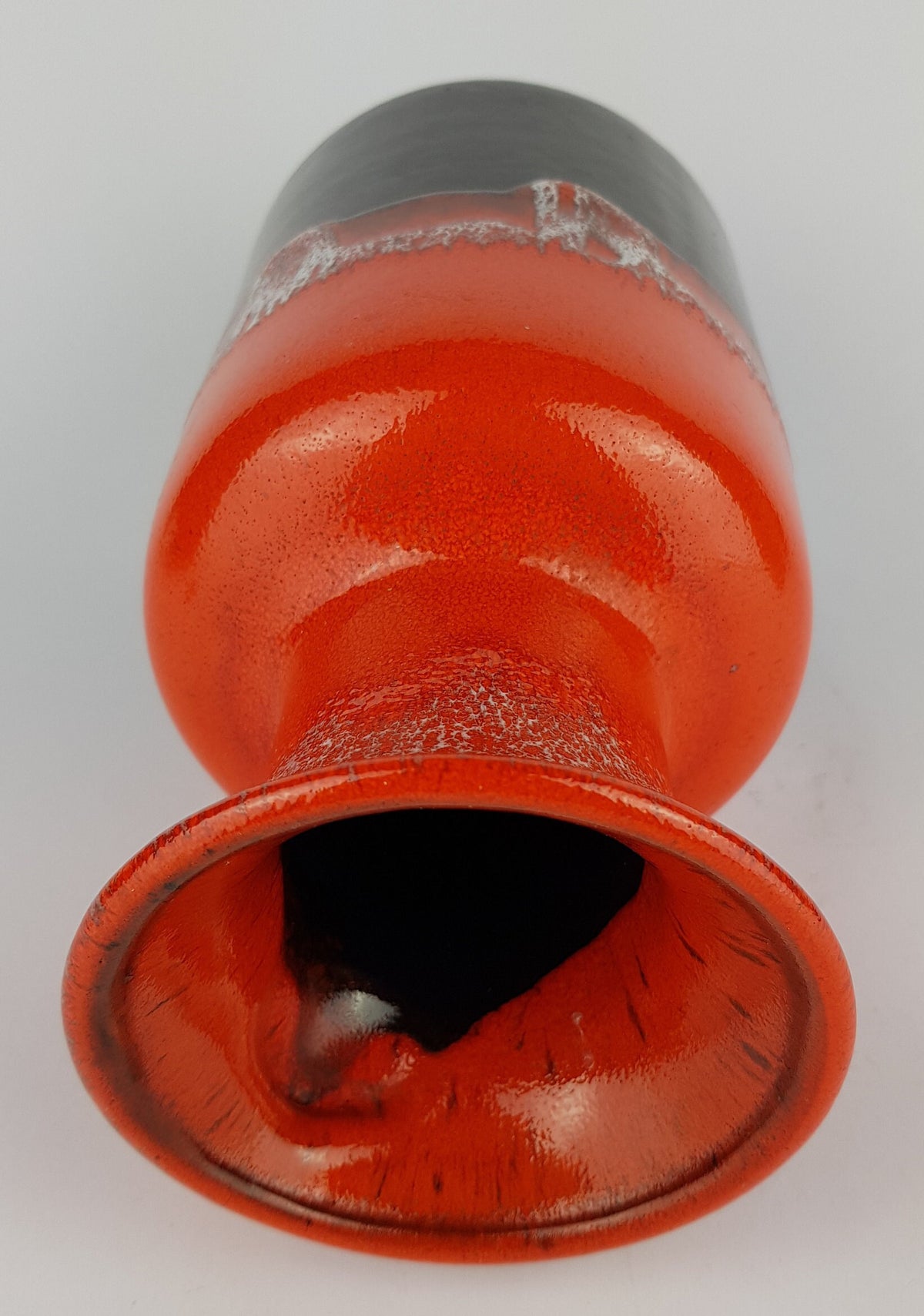 Vintage JASBA KERAMIK Fat Lava vase Trumpet West German Pottery