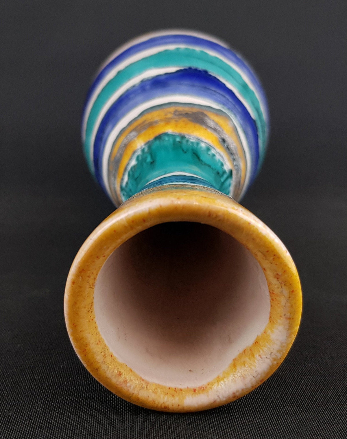Very Rare Vintage 1970s IPARMUVESZ BUDAPEST Hungarian Studio Pottery Art Vase