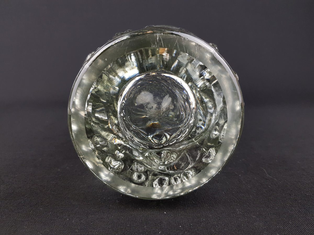 Rare Vintage HERMANOVA Clear Glass Vase from Czech Republic by Frantisek Peceny SKLO Union 1979s