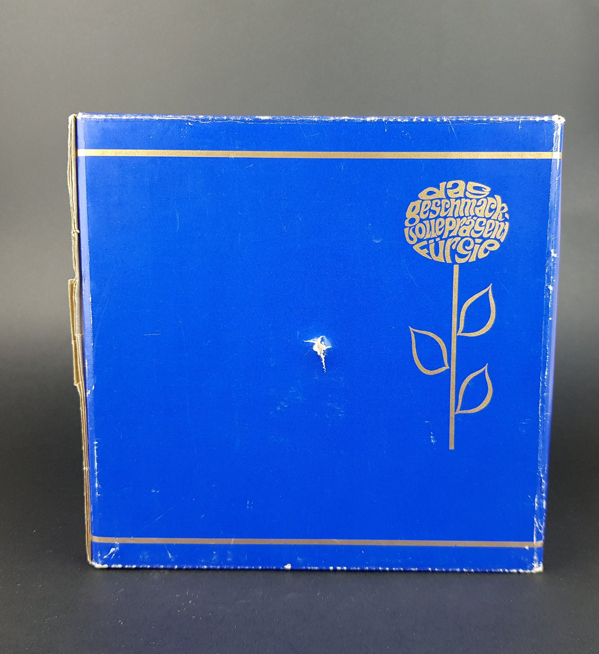 Vintage WINTERLING Porcelain Op Art Vase with original box 1970s Schwarzenbach Bavaria Germany