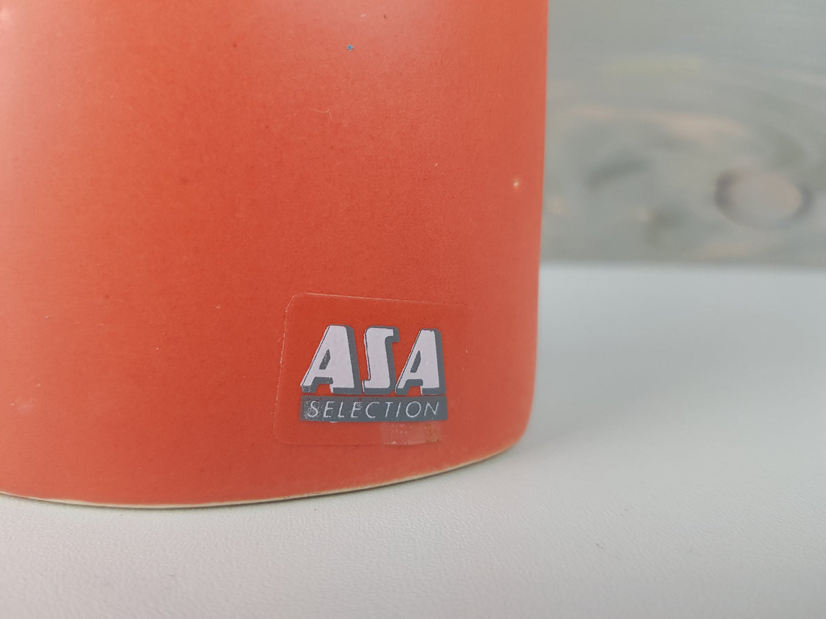 Vintage Pink ASA SELECTION (former Sgrafo Modern) Vase West German Pottery 1980s