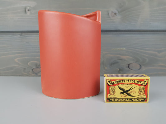 Vintage Pink ASA SELECTION (former Sgrafo Modern) Vase West German Pottery 1980s