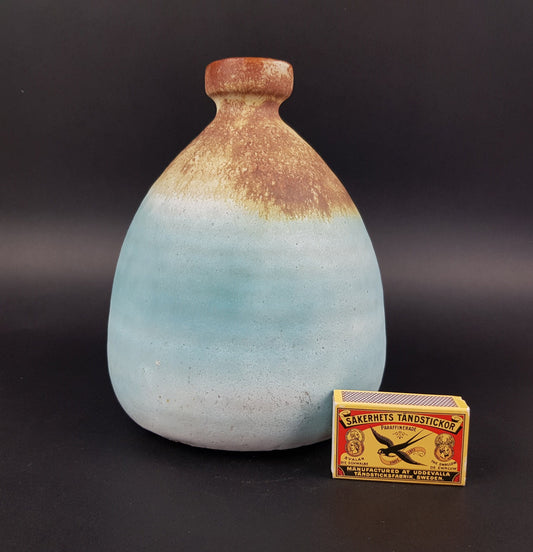 Vintage ELMER KUBICEK Studio Art Pottery Stylish Vase West Germany 1960s
