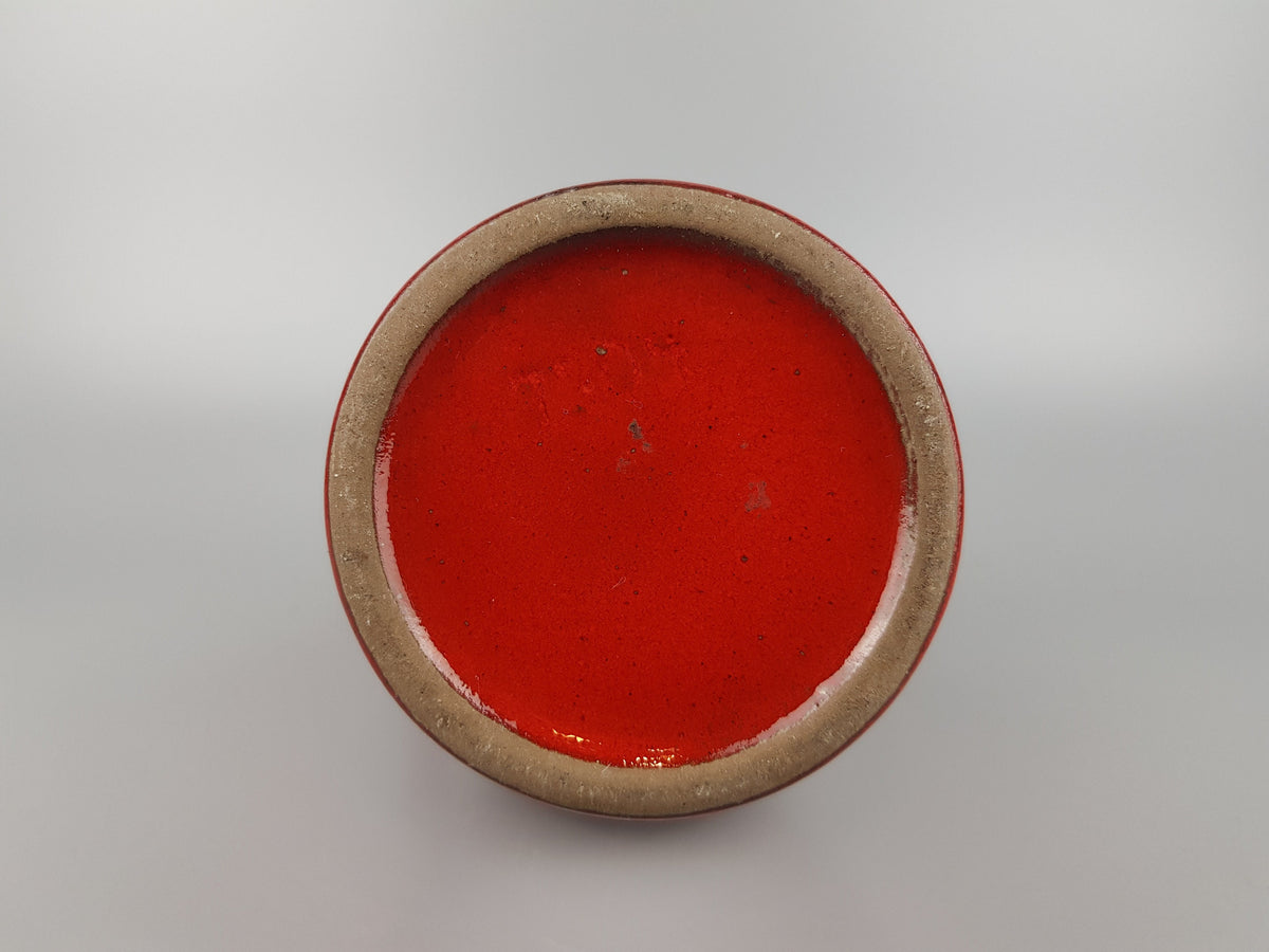 Vintage MAREI KERAMIK Red Jug Vase 7304 West German Pottery 1970s