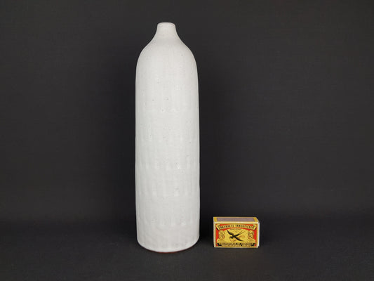 Vintage ERHARDT GOSCHALA White Vase 31C Studio Pottery GDR (ddr) 1960s 1970s