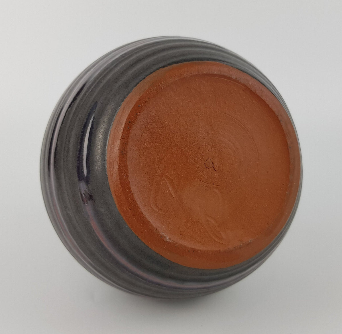 Vintage TOPFEREI ROMHILD Grey and Purple Vase By Siegfried Gramann East German Studio Art Pottery
