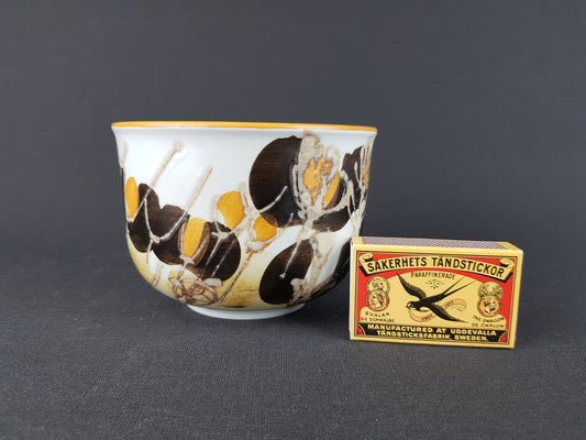 Vintage ROYAL COPENHAGEN Bowl or Planter Siena Serie 962 3759 Signed By Ellen Malmer Denmark 1970s