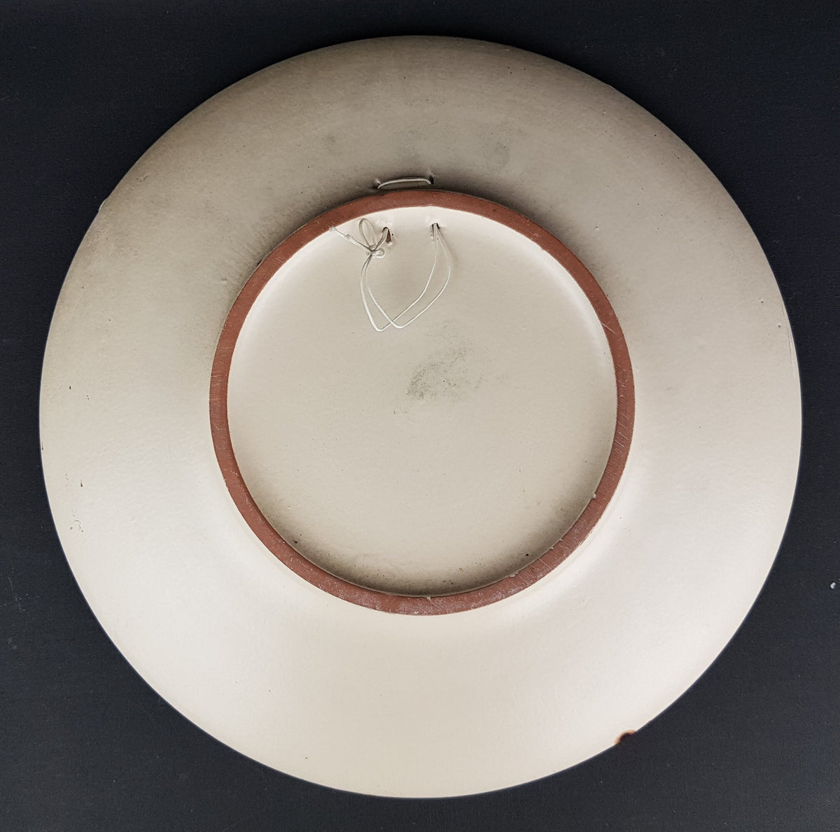 XXL MAREI KERAMIK (Majolikafabrik Rheinbach) Wall Plate Floral Decor West German Pottery 1970s