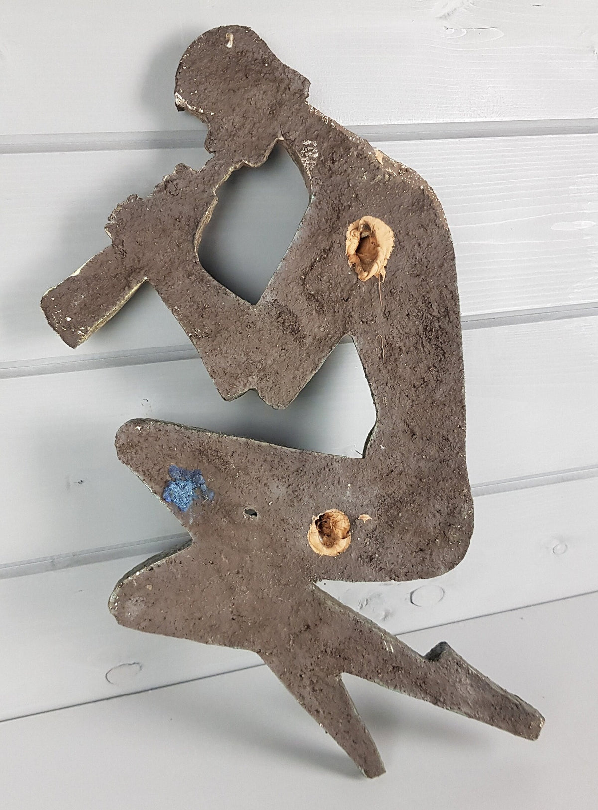 Vintage JOOP PUNTMAN for AMHA Holland Wall Decoration Flutist Dutch Pottery 1960s