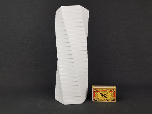 Vintage Porcelaine ROSENTHAL Studio Linie Op Art vase 3506 24 by Werner Uhl 1971