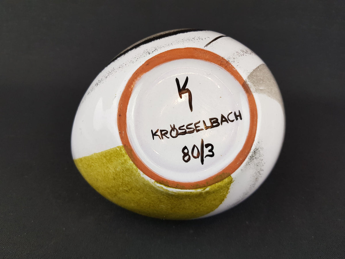 Vintage KROSSELBACH Vase by Clare Zange 80/3 West German Pottery 1950s