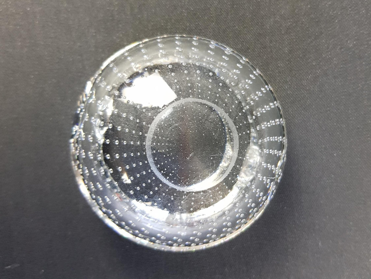 Vintage ROYAL LEERDAM Crystal Glass Ashtray Kristalunie Holland by Andries Dirk Copier