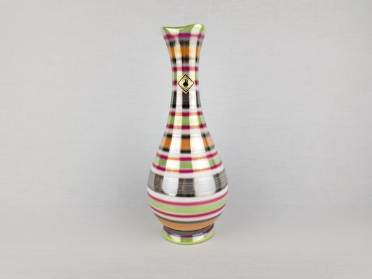 Rare Vintage IPARMUVESZ BUDAPEST Hungarian Studio Pottery Art Vase 1970s