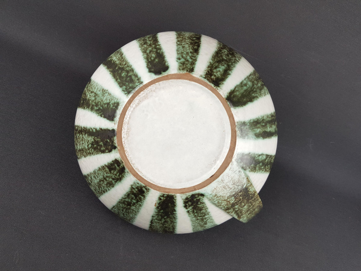 Vintage RUSCHA KERAMIK Vase with Zebra decor 315 West German Pottery 1950s