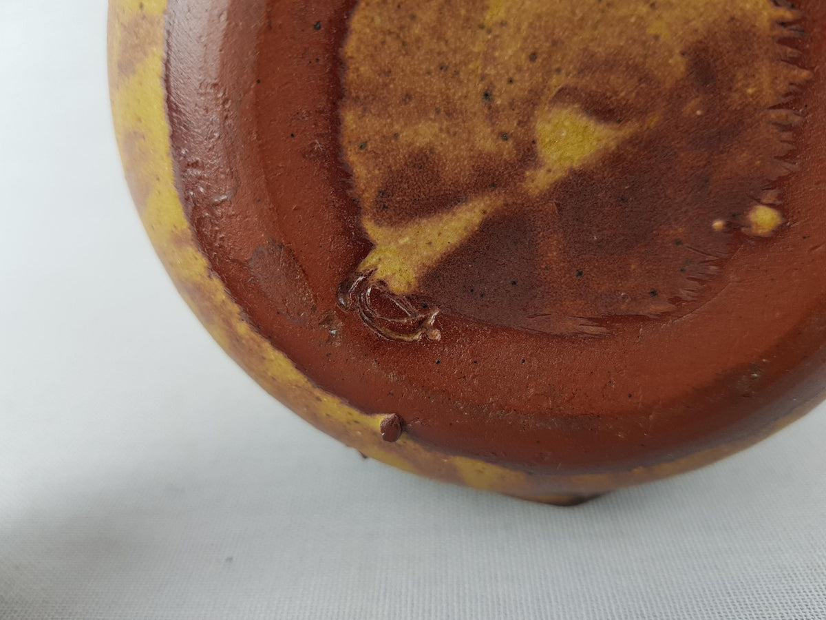 Vintage LUISE DUNCKER STUDI0 KERAMIK Brown Karaf West German Studio Art Pottery