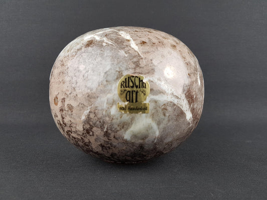 Vintage RUSCHA ART KERAMIK Ball Vase 801-1 West German Pottery 1980s