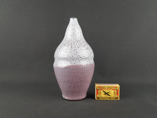 Vintage GRAMANN RÖMHILD Topferei Studio Art Lilac Vase, East German Pottery 1960s