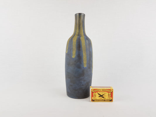 Vintage CERAMANO Vase with Tundra Decor 169 West German Pottery 1960s