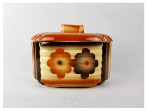 Art Deco ELSTERWERDA KERAMIK Candy Box with Spritz Decor West German Pottery 1930s
