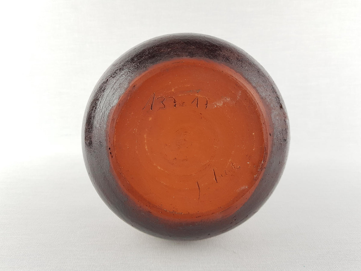 Vintage ELMER KUBICEK Studio Art Pottery Vase 137 17 West Germany 1960s