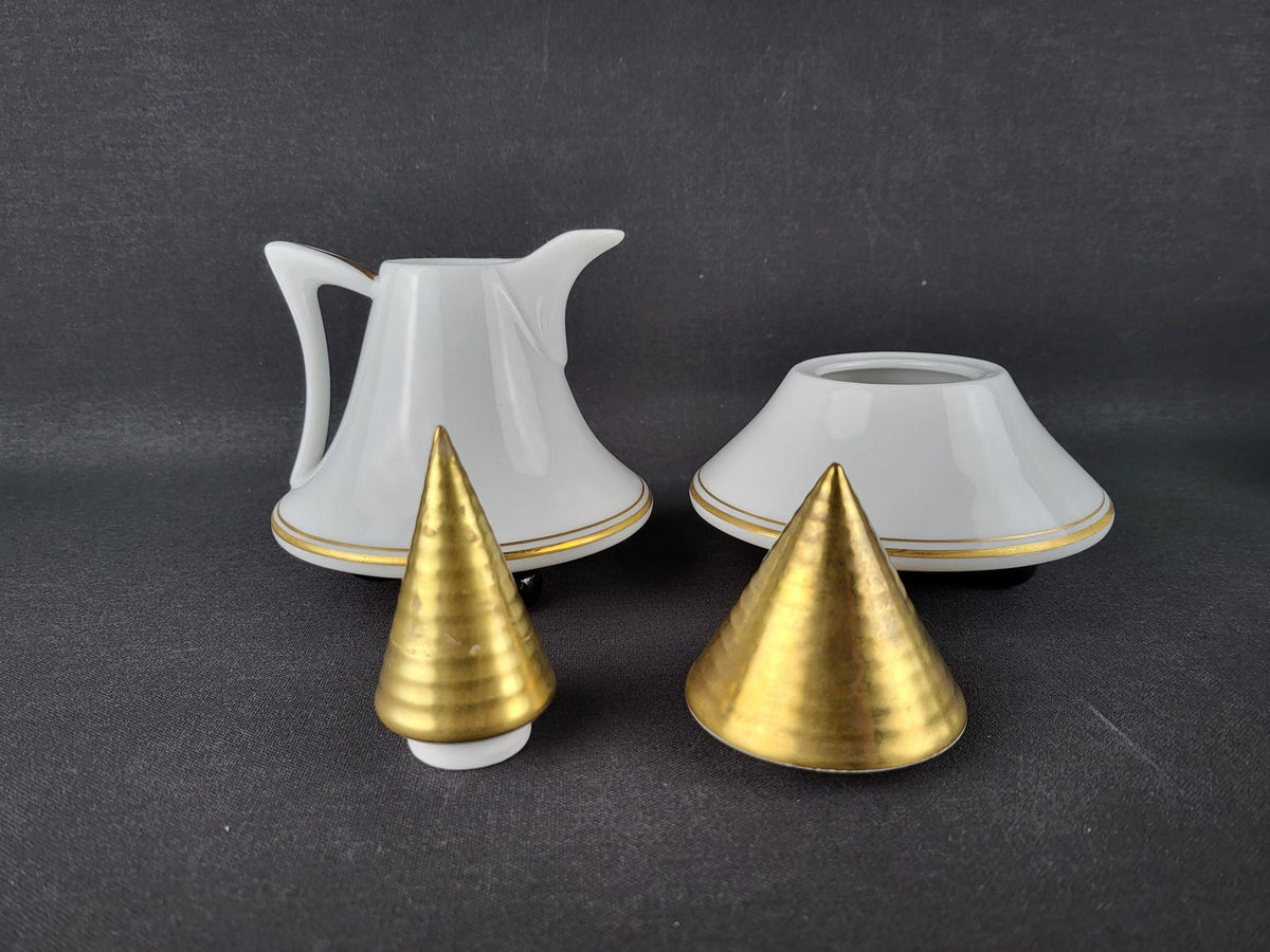 Vintage THUN STUDIO Obelisk Porcelain Coffee Tea Espresso Service Czech Republic 1990s — photo 11