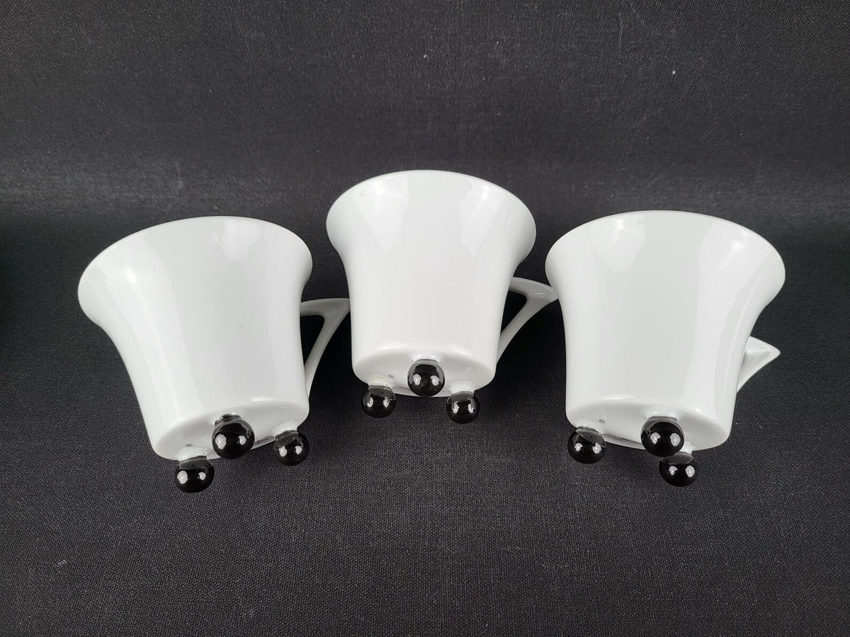 Vintage THUN STUDIO Obelisk Porcelain Coffee Tea Espresso Service Czech Republic 1990s — photo 4