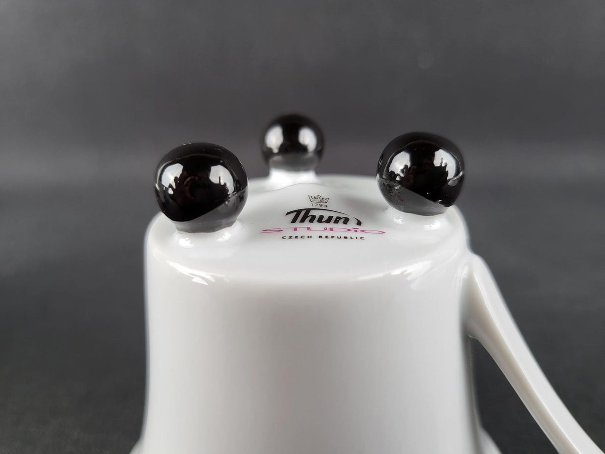 Vintage THUN STUDIO Obelisk Porcelain Coffee Tea Espresso Service Czech Republic 1990s — photo 7