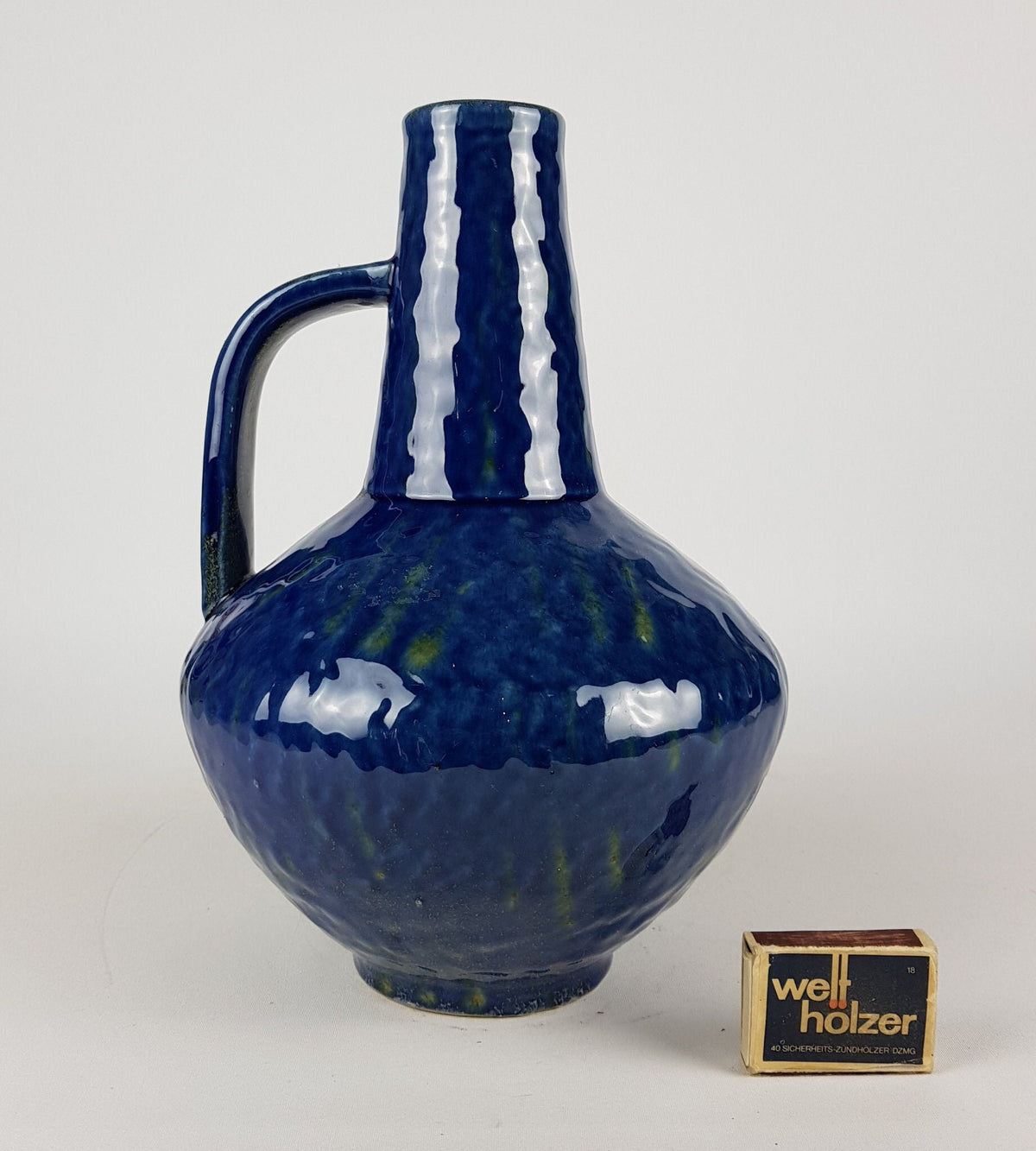 Vintage CARSTENS Keramik Vase by Gerda Heukenroth, 201 West German Pottery #