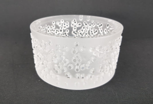 Vintage 1970s PEILL UND PUTZLER Frosted Glass Bowl, West Germany