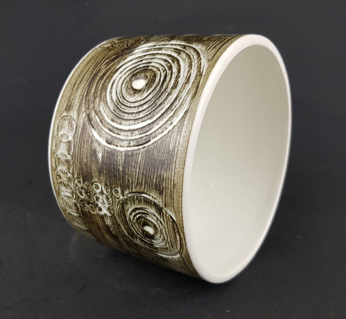 Vintage RÖRSTRAND SWEDEN Bowl Sarek Series by Olle Alberius 1960s