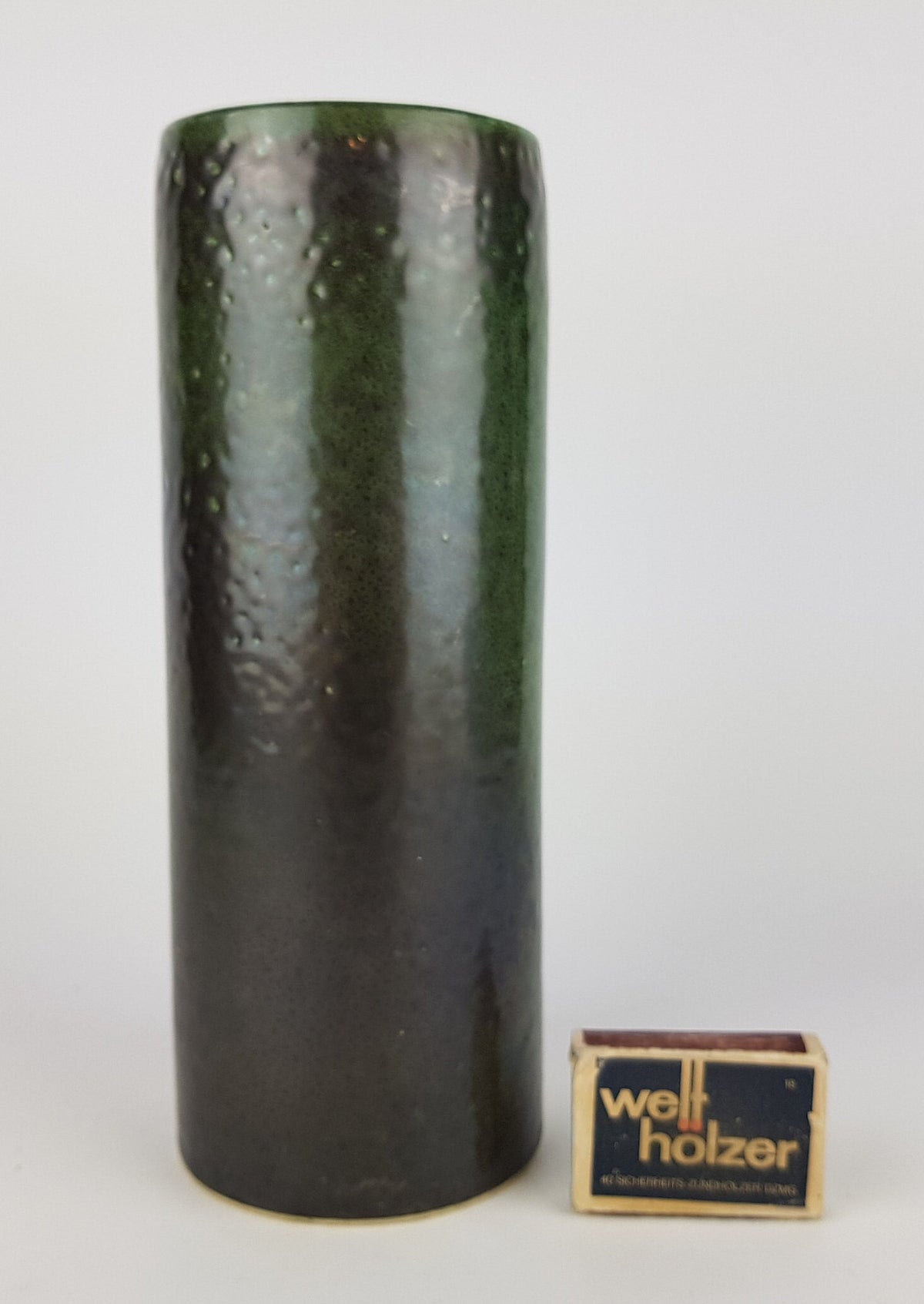 Vintage Green ALLGAUER KERAMIK Fat Lava Vase by Hans Rebstock #