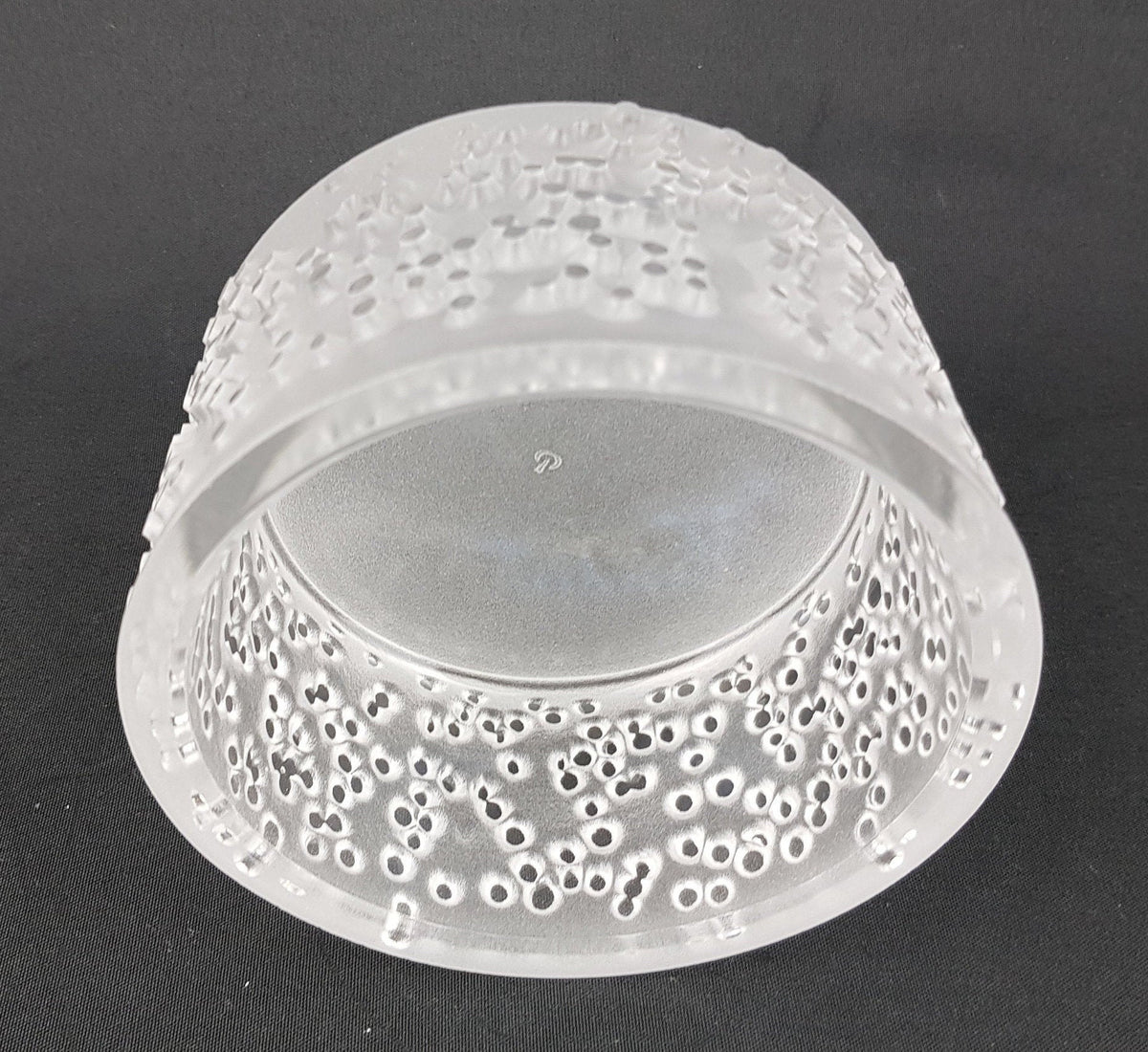 Vintage 1970s PEILL UND PUTZLER Frosted Glass Bowl, West Germany