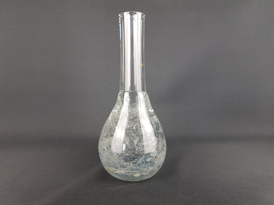 Vintage 1960s PEILL UND PUTZLER Glass Vase Schleiergraphit, West Germany by Horst Tüselmann