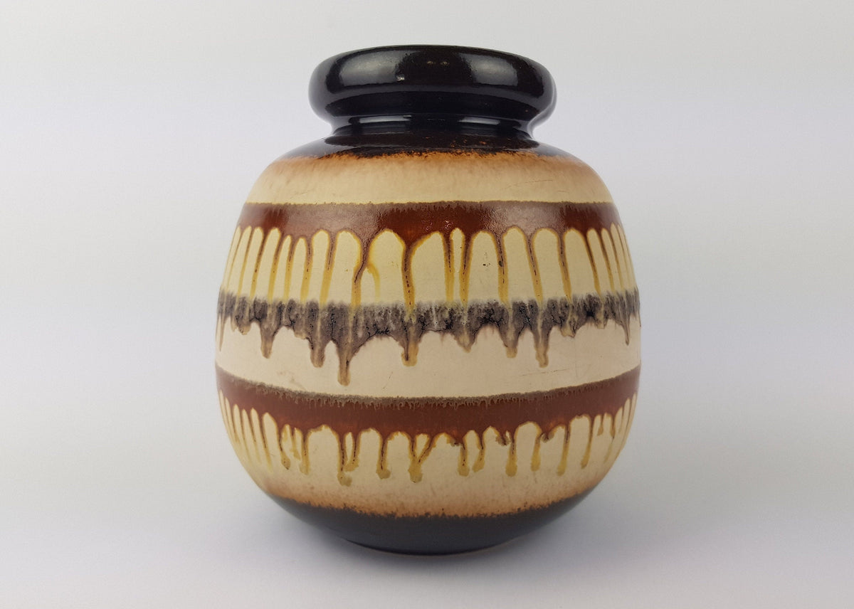 Vintage SCHEURICH KERAMIK Fat Lava CERAMOS vase, 284-19, West Geman Pottery 1970s