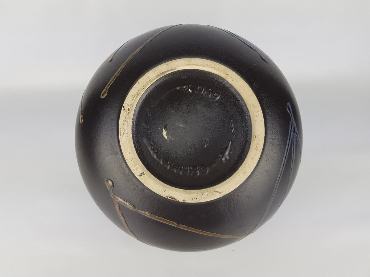 Vintage BAY KERAMIK Fat Lava XL Disk Vase West German Pottery 690-17