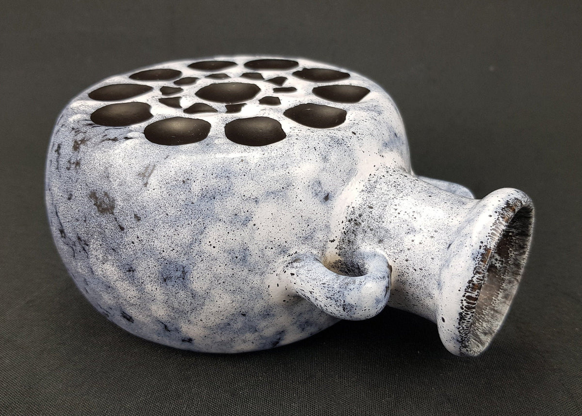Vintage VEB STREHLA vase, East German Pottery 60-70s