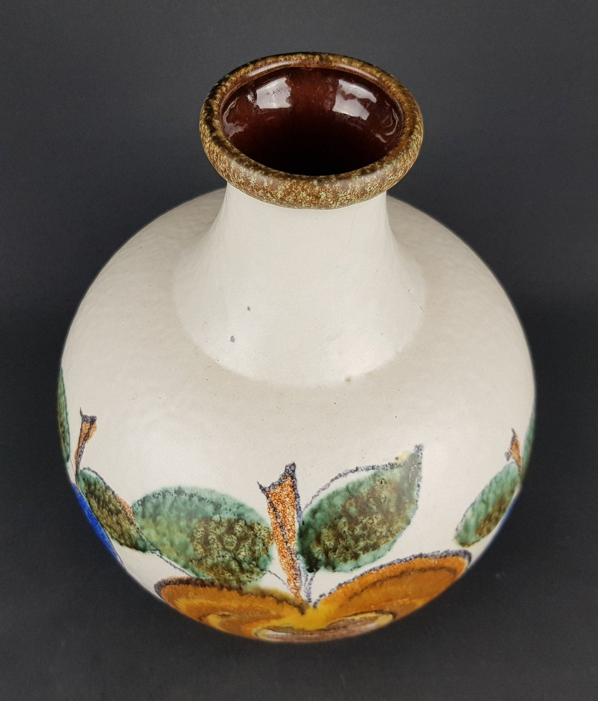 Vintage RUSCHA KERAMIK Vase West German Pottery 1960s