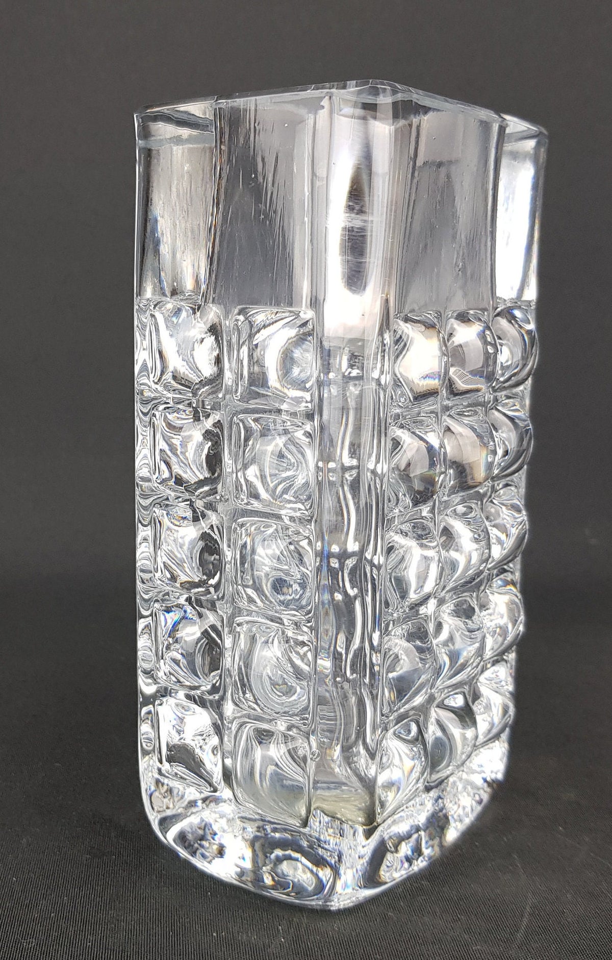 Vintage 1960-70s ICHENDORF GLASS Design Vase by Horst Tüselmann West Germany