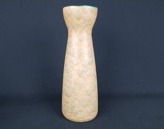 Vintage 1970s SCHEURICH KERAMIK Yellow Fat Lava Diabolo Vase 520-32 West German Pottery