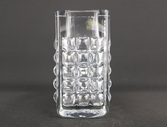Vintage 1960-70s ICHENDORF GLASS Design Vase by Horst Tüselmann West Germany