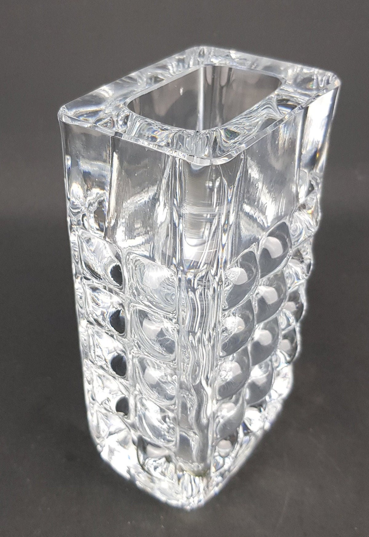 Vintage 1960-70s ICHENDORF GLASS Design Vase by Horst Tüselmann West Germany