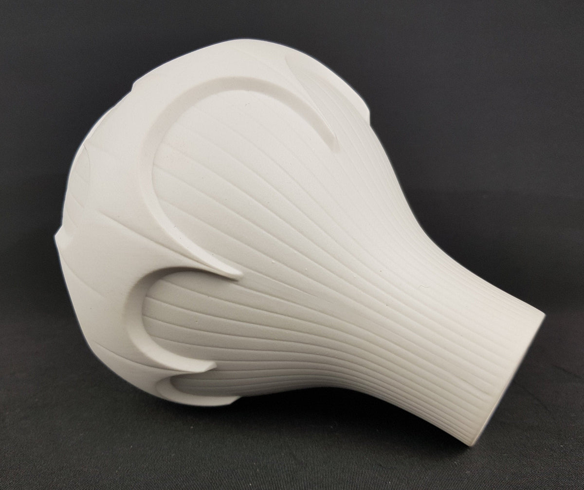Vintage SCHERZER PORZELLAN Op Art Batman Vase West German Pottery Bavaria 514/2