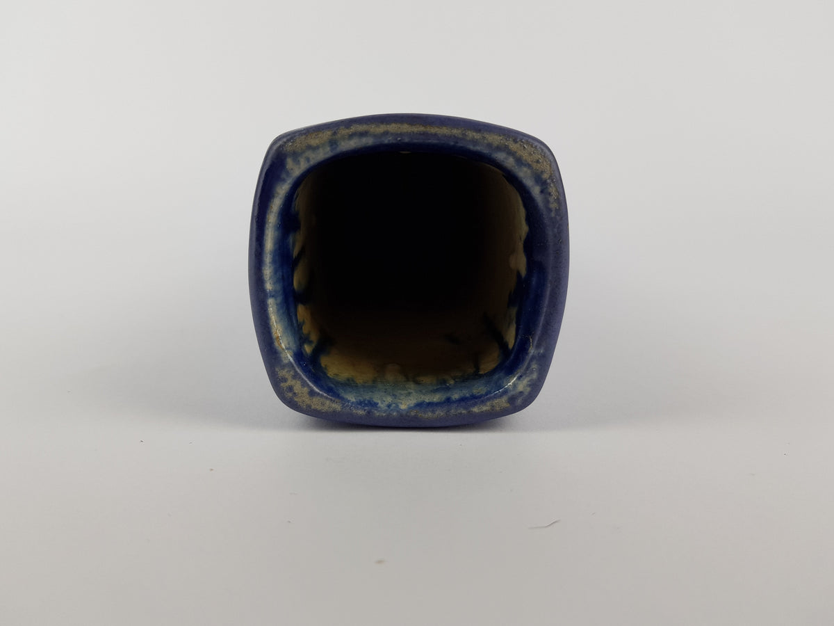Vintage Elegant Blue Purple LAPITESTA Kunst Töpferei Vase West German Pottery E/30 1960s