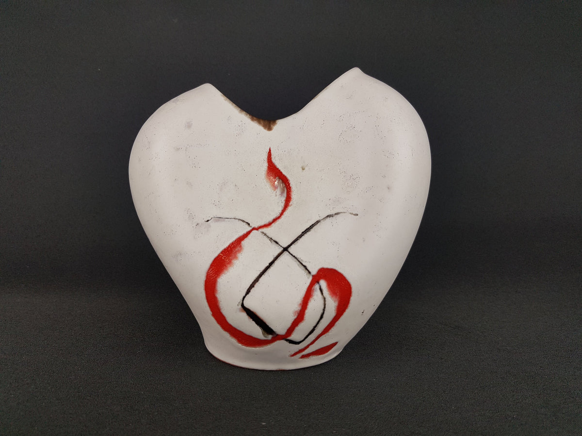 Vintage 1956s CARSTENS KERAMIK Vase with Arkona decor West German Pottery
