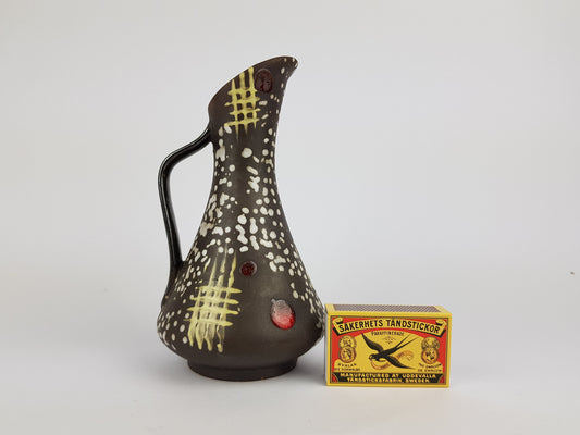 Vintage CARSTENS TONNIESHOF Keramik Vase decor Hawai 1957s 1960s West German Pottery