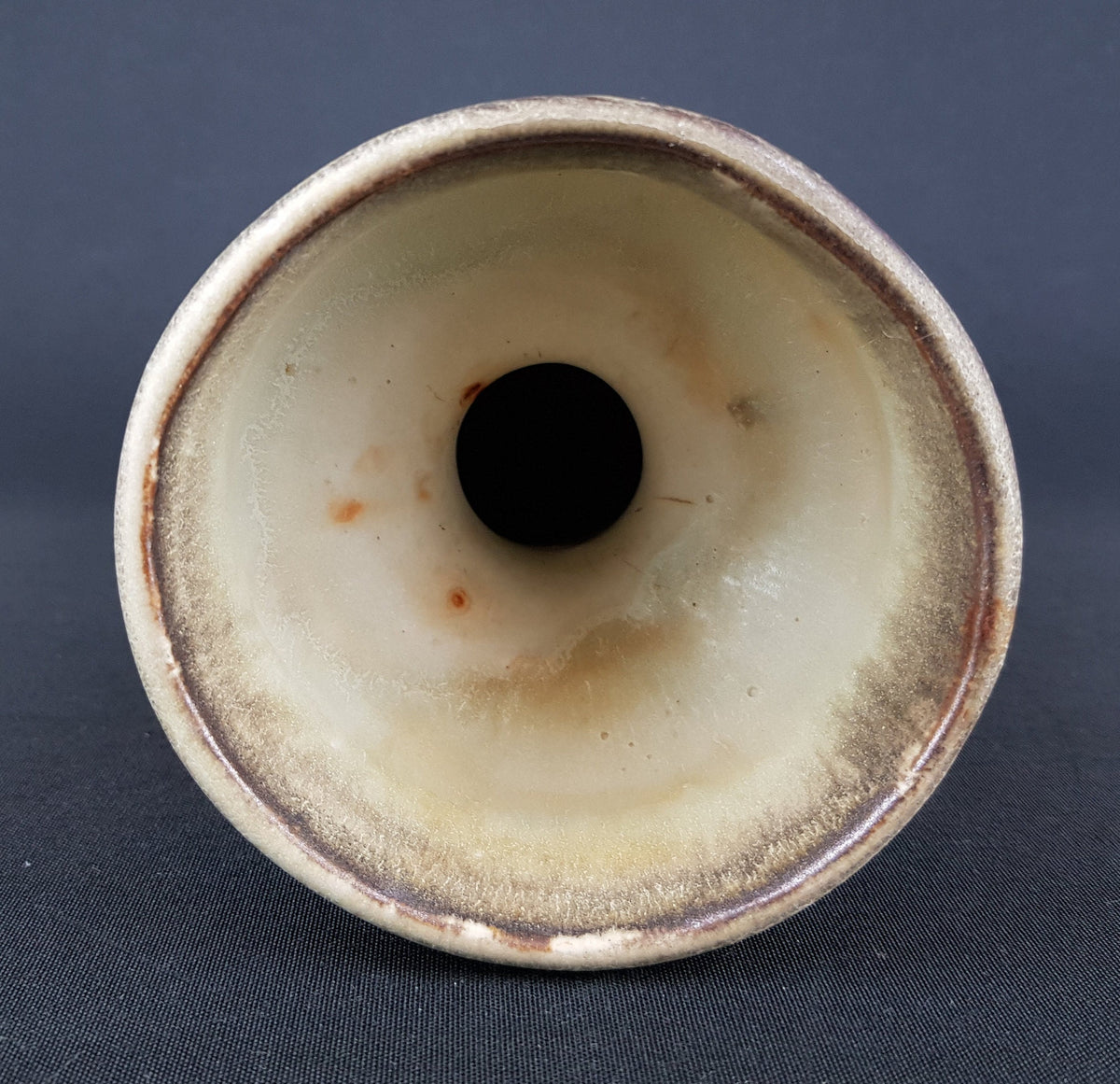 Vintage LORÉ Keramiek BEESEL Brown Vase with form number B132 Studio Art Vase by Matt Camps Dutch Pottery 1960s