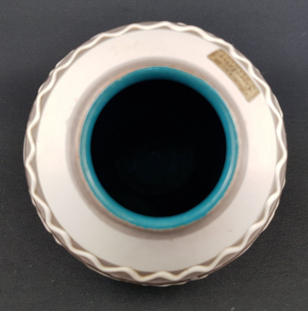 Vintage Gray CARSTENS KERAMIK Ball Vase 652/13 West German Pottery 1960s