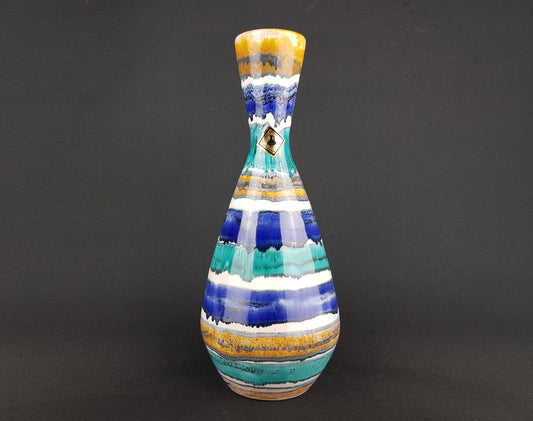 Very Rare Vintage 1970s IPARMUVESZ BUDAPEST Hungarian Studio Pottery Art Vase